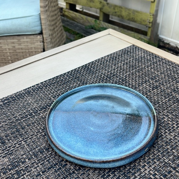HANDMADE | Saucer Plate Ocean Blue - Picture 4 of 5
